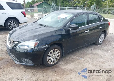 2016 Nissan Sentra S z USA, uszkodzony, nr VIN 3N1AB7APXGY297042